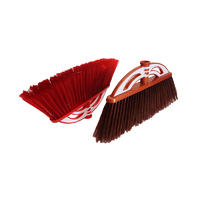 household corn broom with wooden handle from plastic broom factory