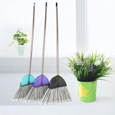 Large Frosted Transparent Angle Broom
